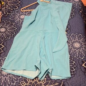 Stylish Aqua Blue Romper